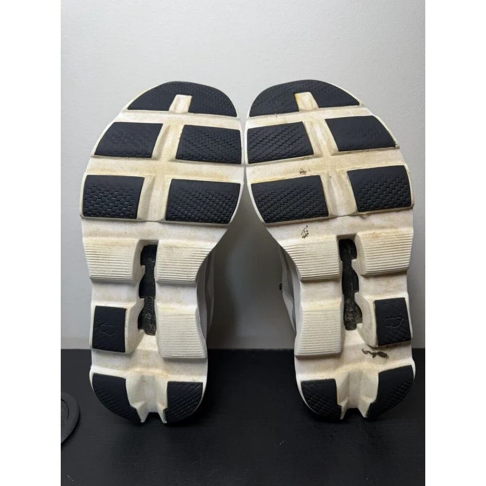 On CloudMonster Running Shoes White Black Womens Size 8.5 US Style# 61.98433 - Picture 9 of 15